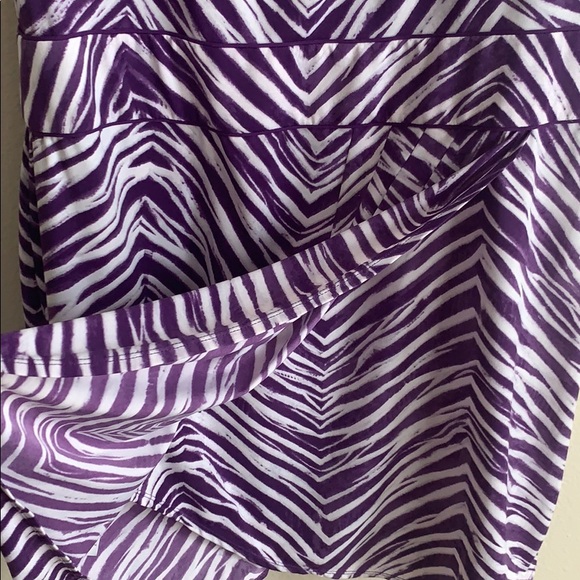 BCBG MAXAZRIA purple zebra print dress. - Picture 5 of 5
